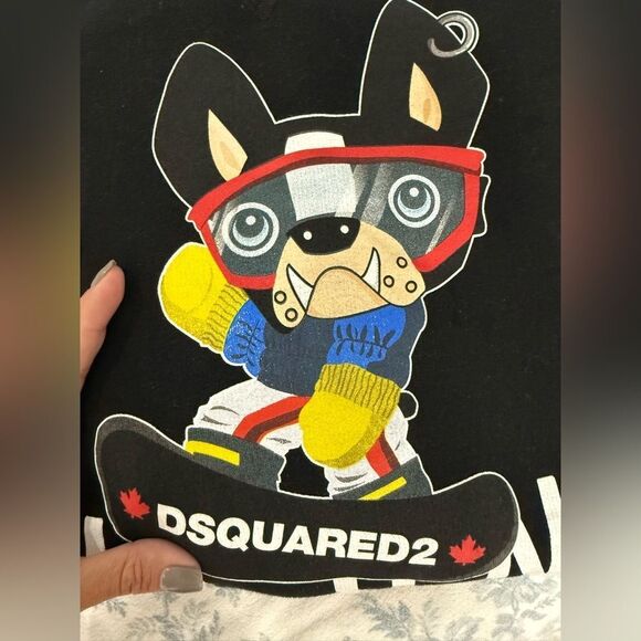 DSQUARED2 Cartoon print long-sleeved hoodie - Picture 3 of 8